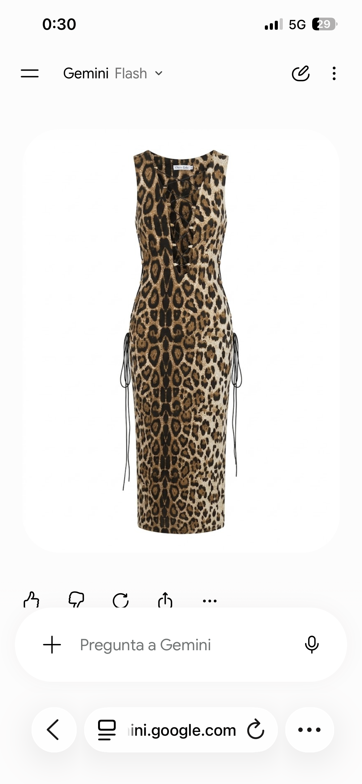 Vestido Animal Print